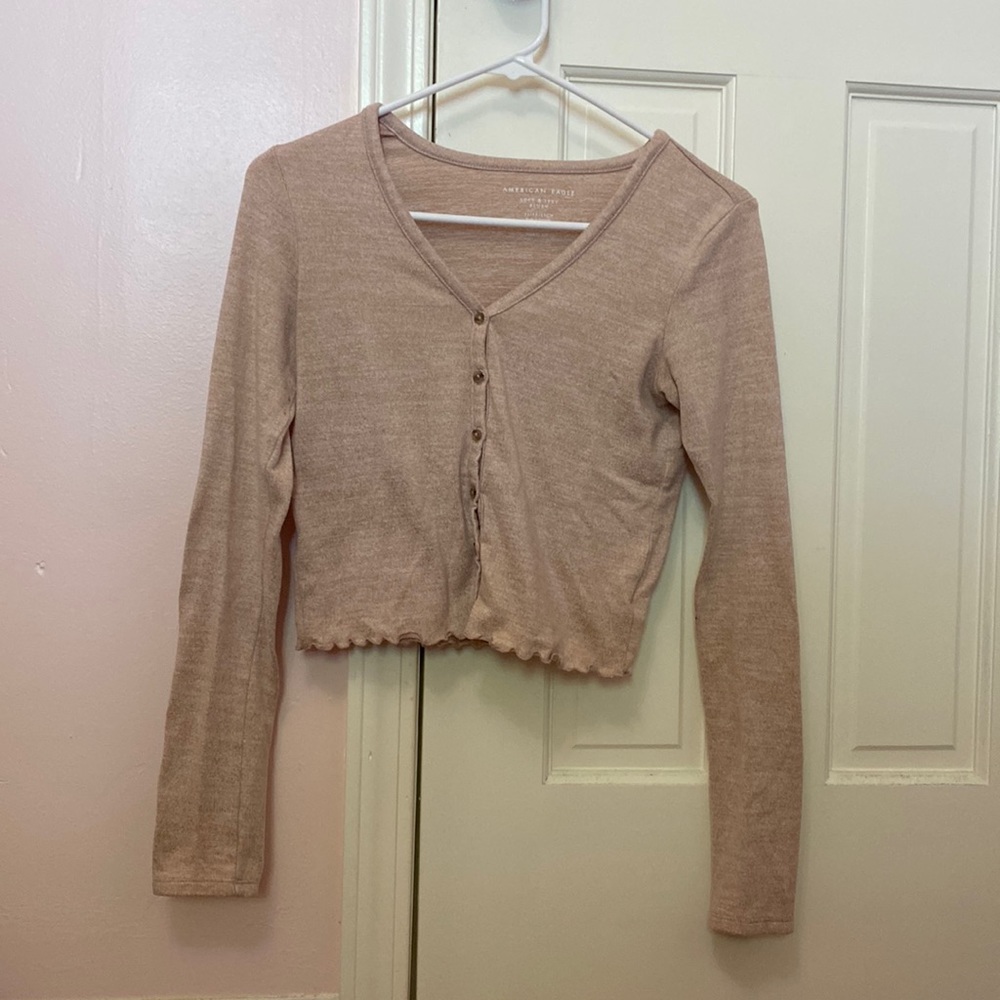American Eagle, long sleeve bottom down top, size - XS